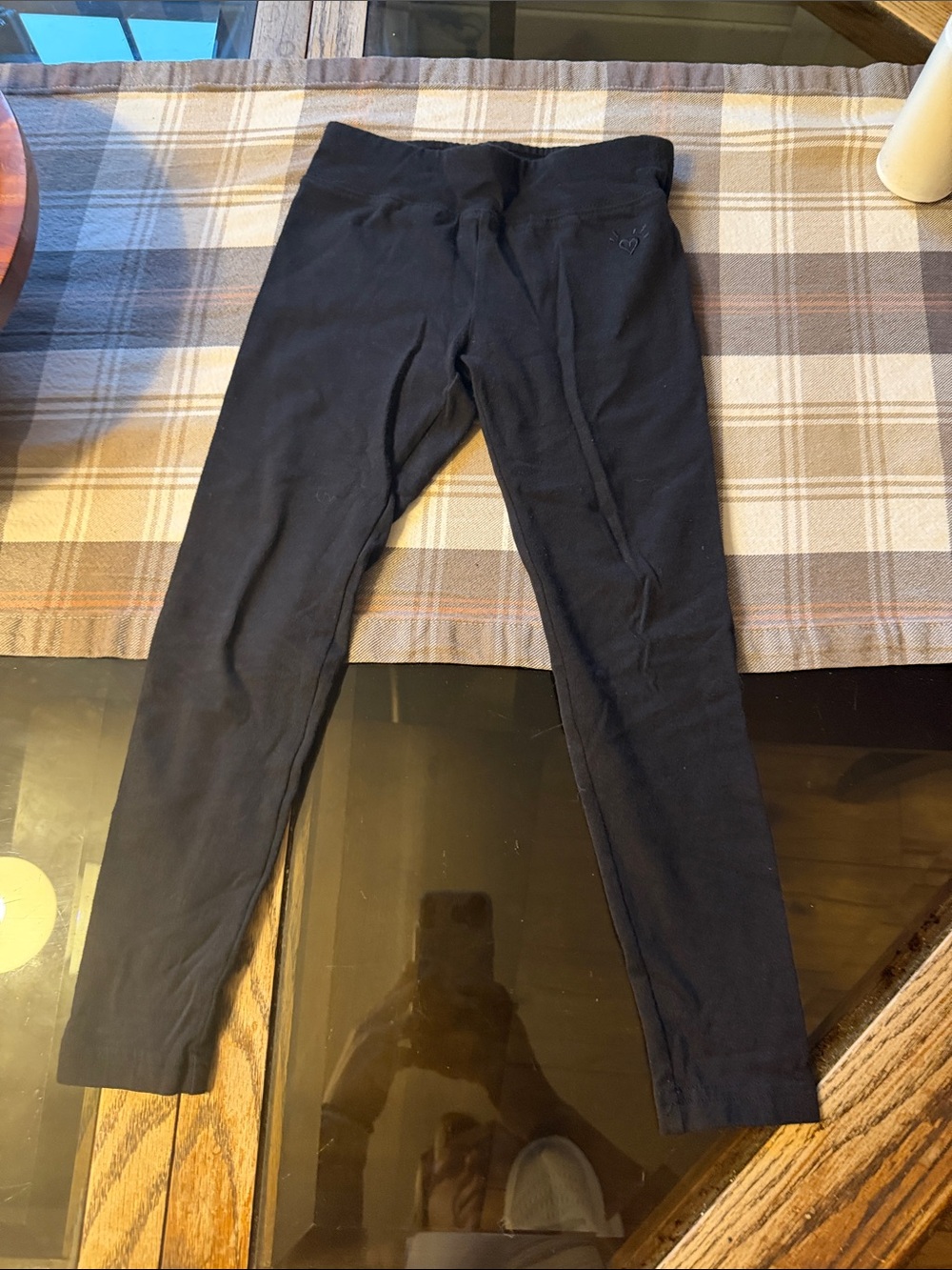 Justice Black Girls' Stretch Leggings